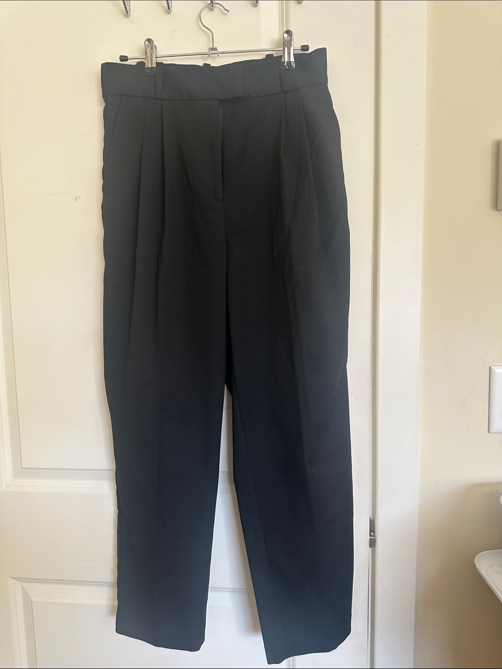 Black Pleated Dress Pants